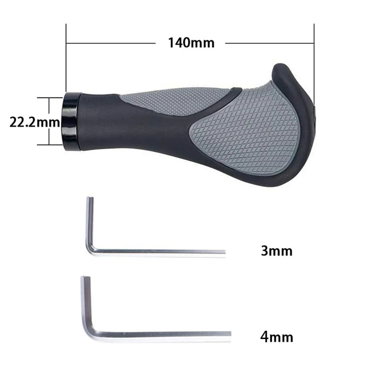 Ergonomic Design Integrated MTB Cycling Hand Rest Anti-skid Grips For Bicycle