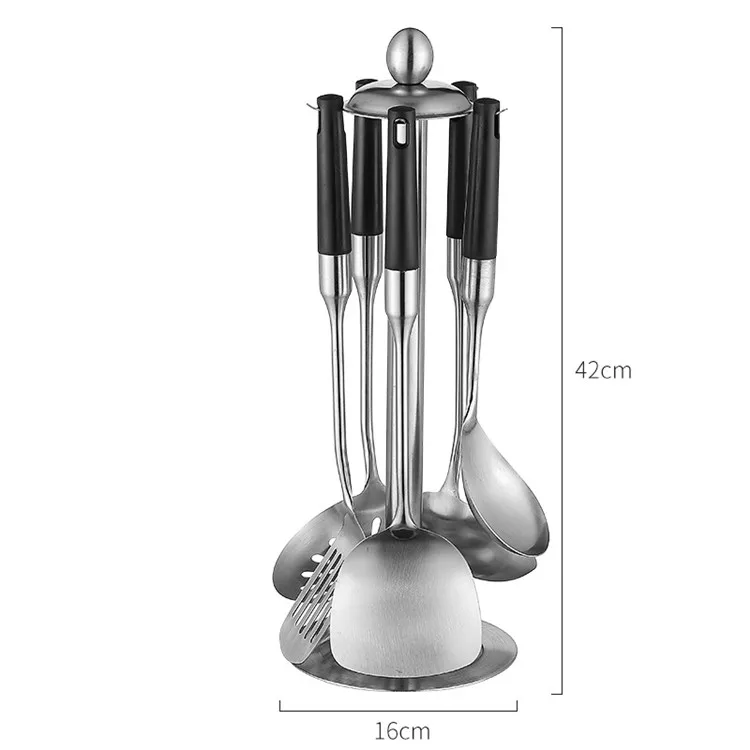 Лопатка из нержавеющей стали Nordic 201, ложка для риса, кухонная утварь, инструменты для приготовления пищи, набор посуды