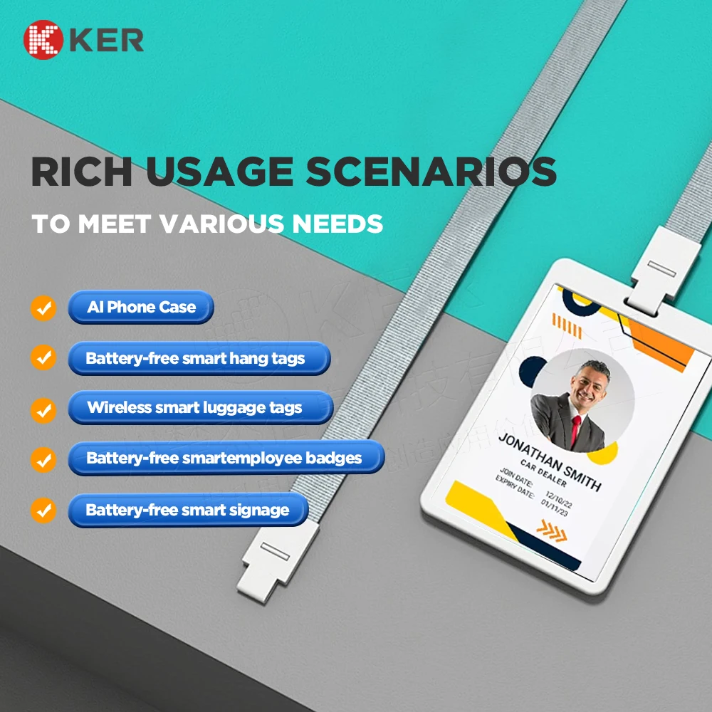 Customize Plastic Smart Electronic Employee ID Badge Card VIP Badge Backstage Passes Card Conference Event Pvc Photo ID Card