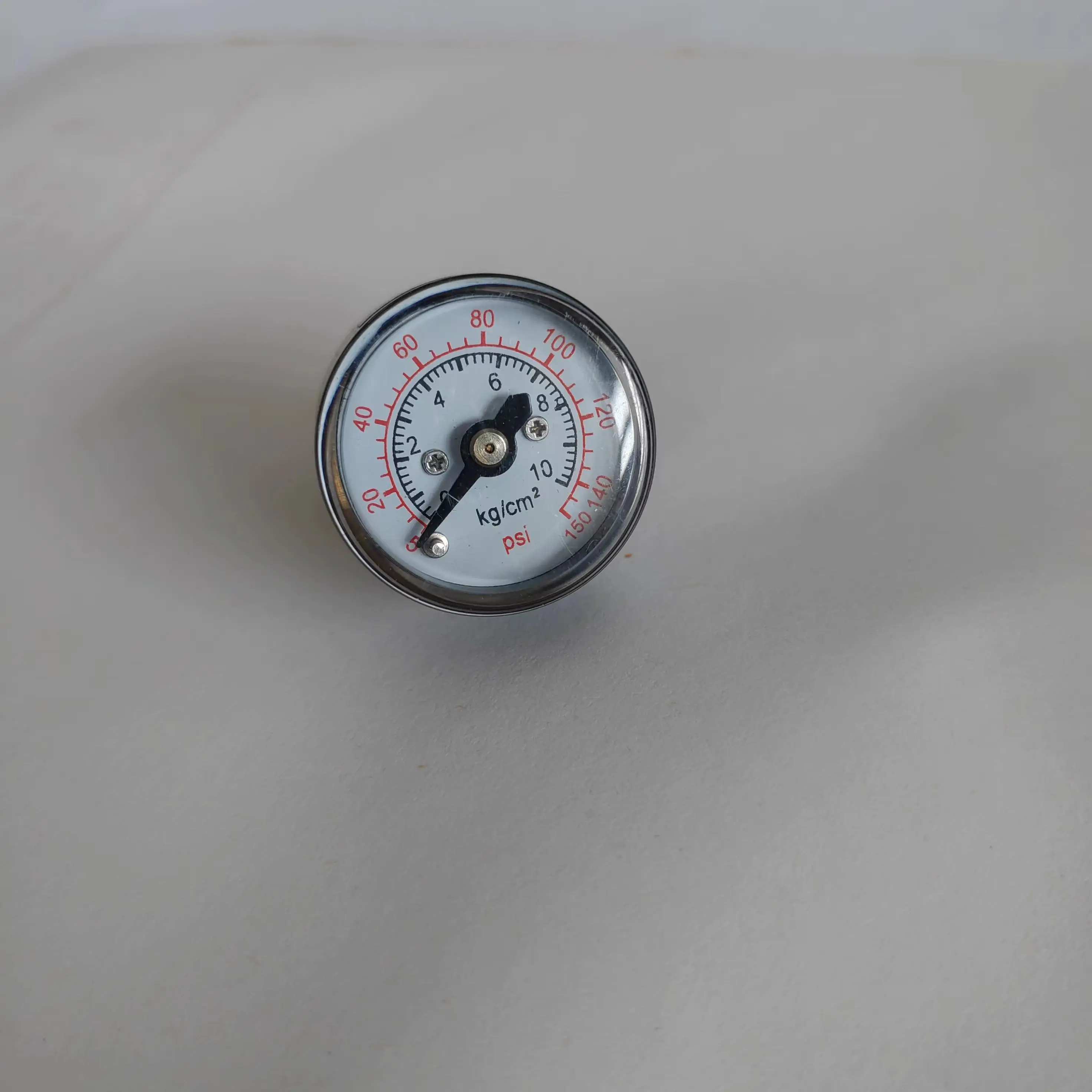 1 Inch Small 10 Bar Mini 25mm Pressure Gauge For Co2