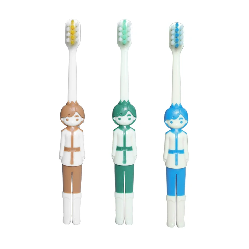 High quality and effective cleaning bacteria to remove odor, soft bristle silicone set toothbrush for kids in stock