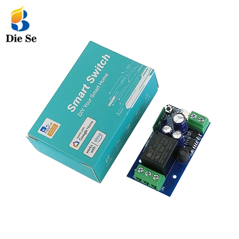Модуль коммутатора Wifi EweLink DC7V-48V модуль беспроводного релейного модуля умный дом модули автоматизации приложение пульт дистанционного управления работает с Alexa