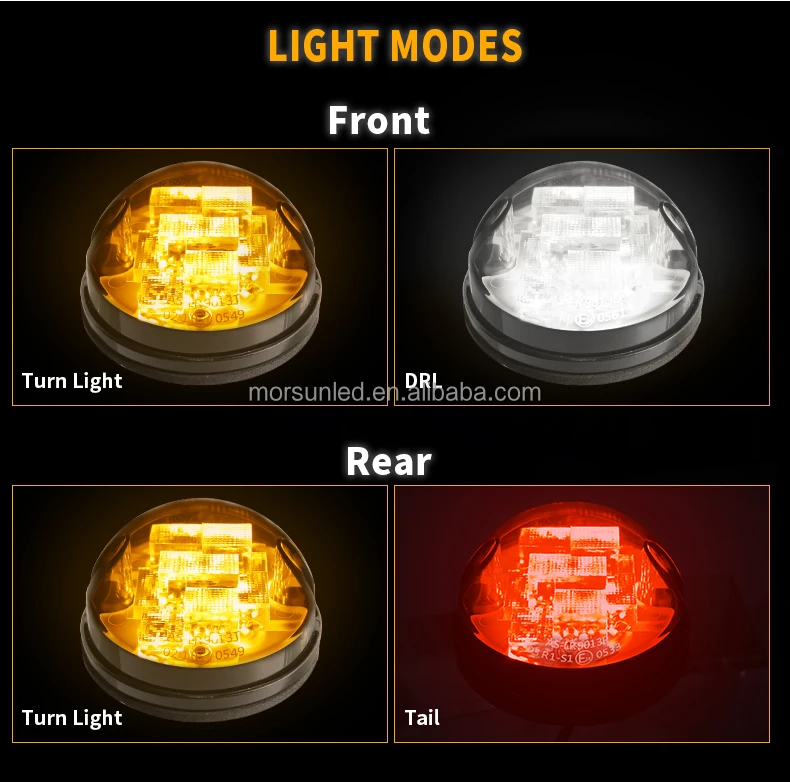 Led turn signal auto light kit For Land Rover Defender 1990-2016 Car Rear Stop Tail lights front DRL Turn light