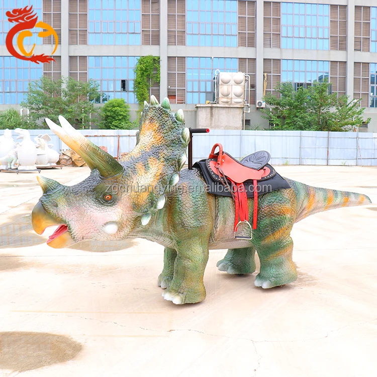 amusement park equipment coin operated games entertainment fairground walking dinosaur dino riders robot