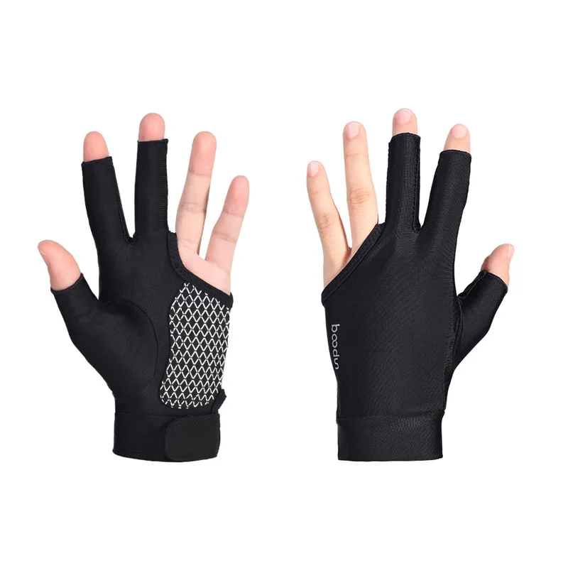 BD1080 Wear Resistant Three Fingers Gloves Non-Slip   Snooker Billiards Gloves