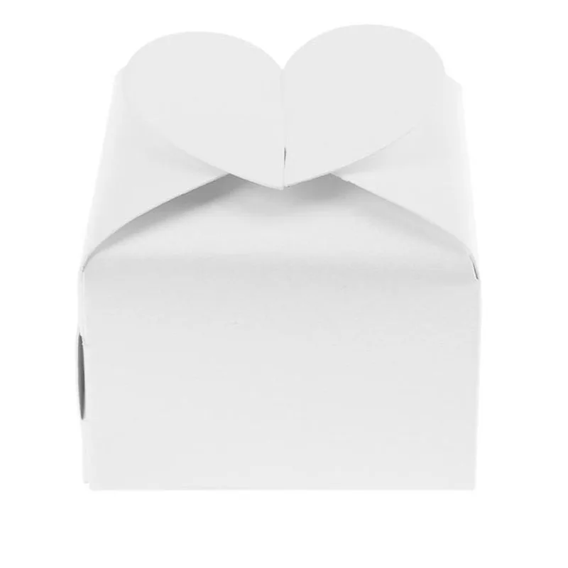 Elegant Shinny Pearl Paper Cake Candy Box Morandi Color Wedding Candy Gift Favors Packaging Box For Guest