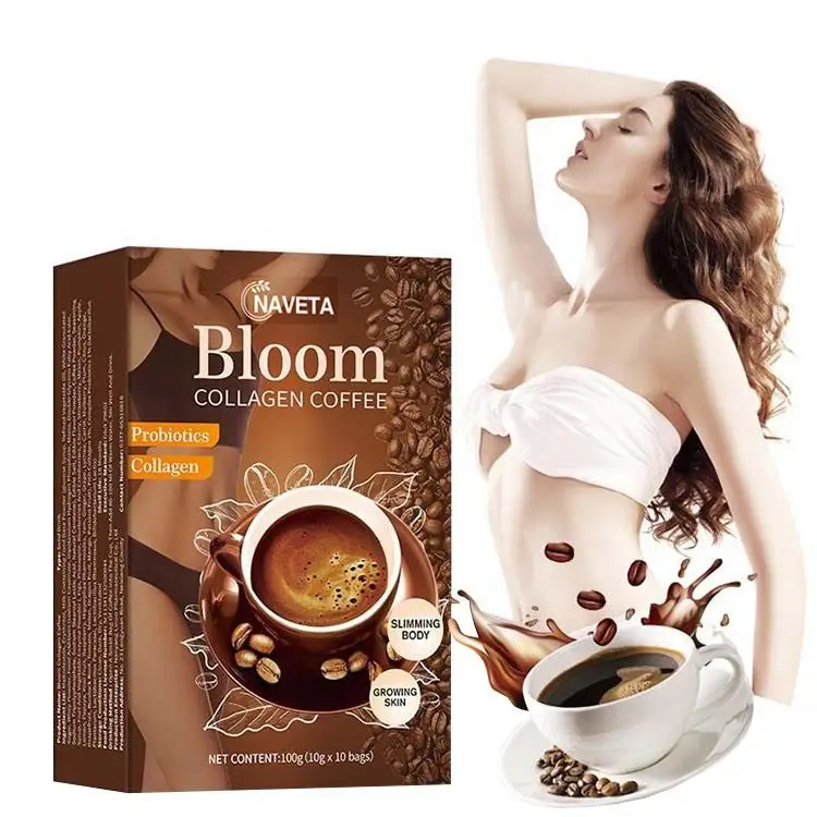 OEM ODM welcome Slimming instant coffee collagen Drink Keto Diet Coffee Collagen Coffee
