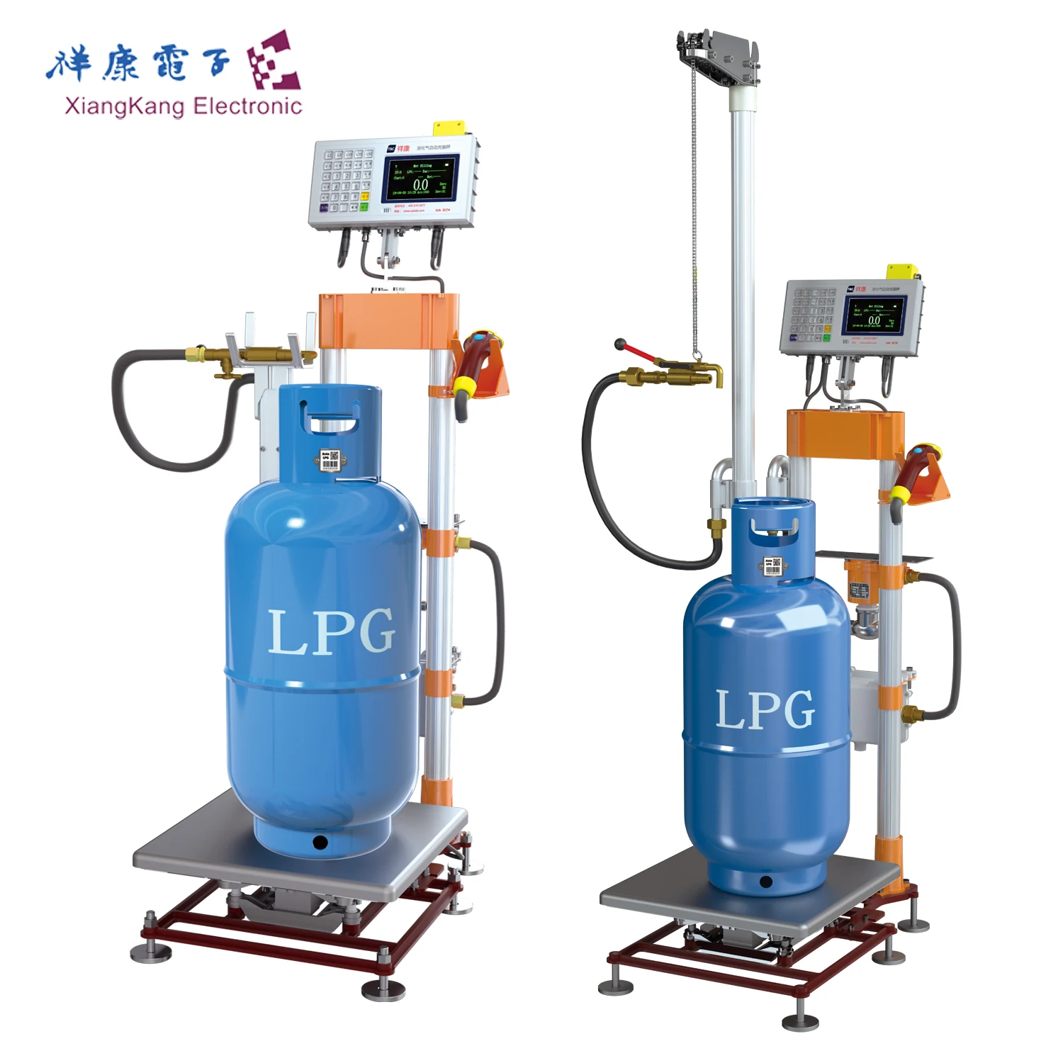 ATEX/ISO 9001 Certification LPG coin weight scale machine/lpg gas cylinder filling machine