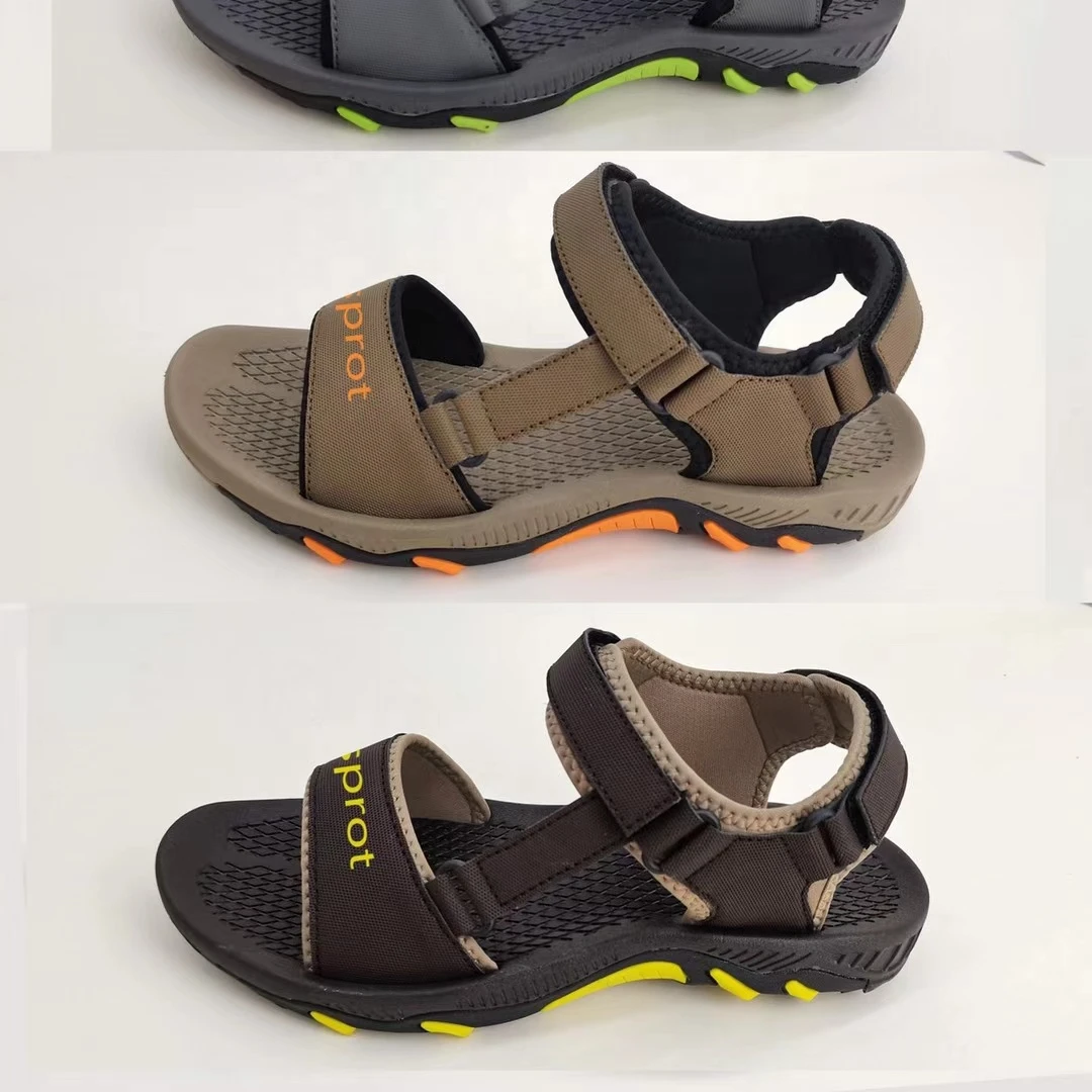 New designs sandals Factory OEM brand Outdoor casual top quality Summer Teens big size beach Men sandals