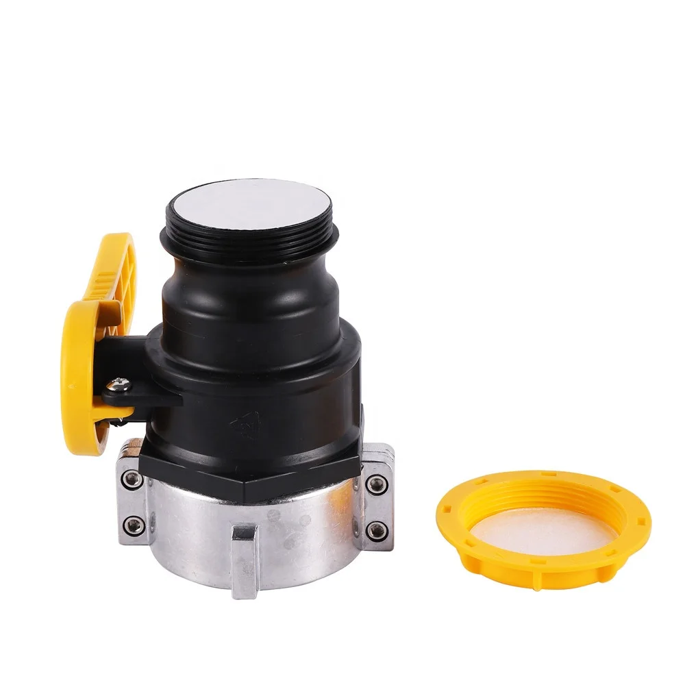 75mm IBC Container Water Tank Ball Valve DN50 Tank Adapter Connector Valve