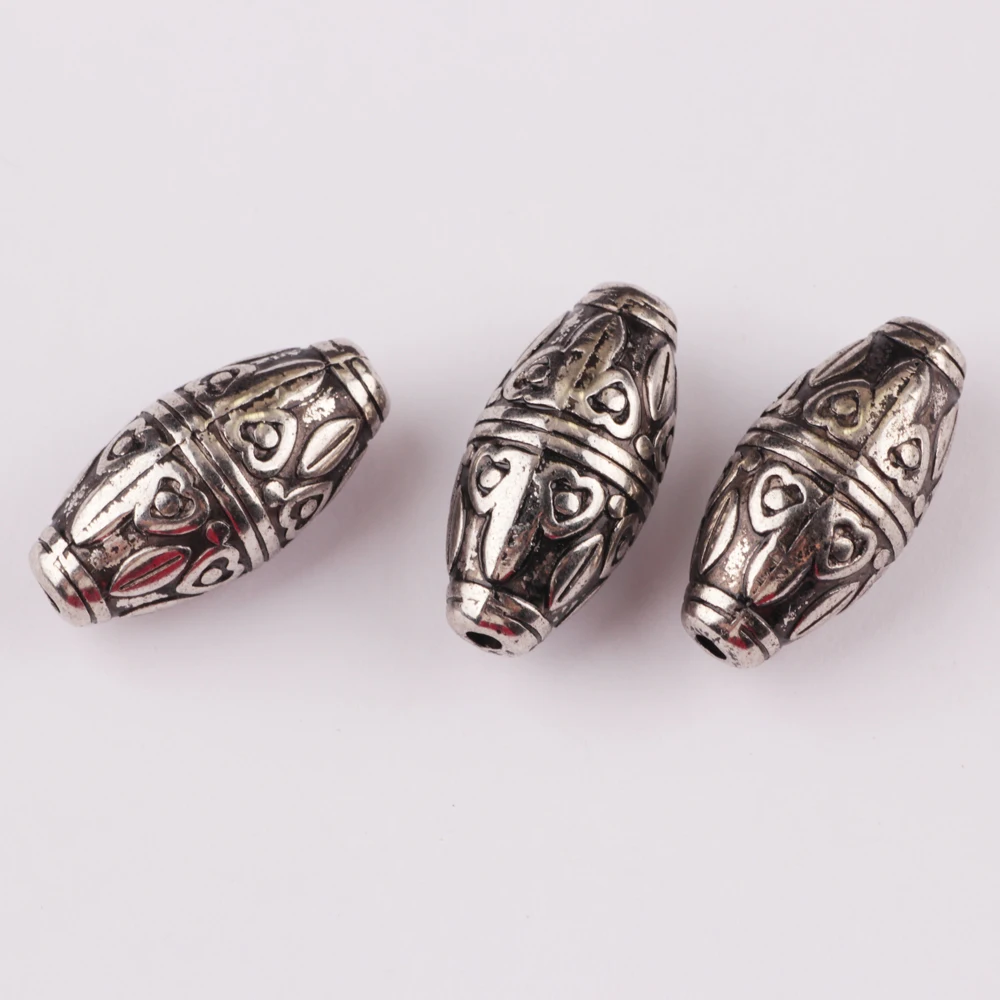 Inside Hole 3mm CCB antique rhodium delica Beads End Caps Beads DIY Jewelry Making Findings Charm Beads