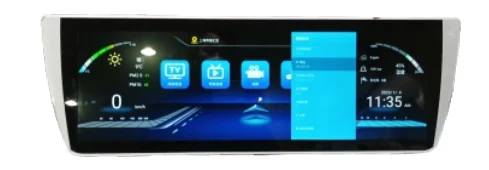 Аксессуары для интерьера приборной панели Dasaita Android 10 автомобильный радиоприемник IPS 9 дюймов Bt Dash с Carplay Gps Hotspot 1din Vide