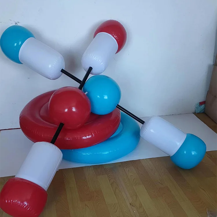 Factory PVC inflatable toys for leisure and entertainment, two person fighting, jumping board game stick ball