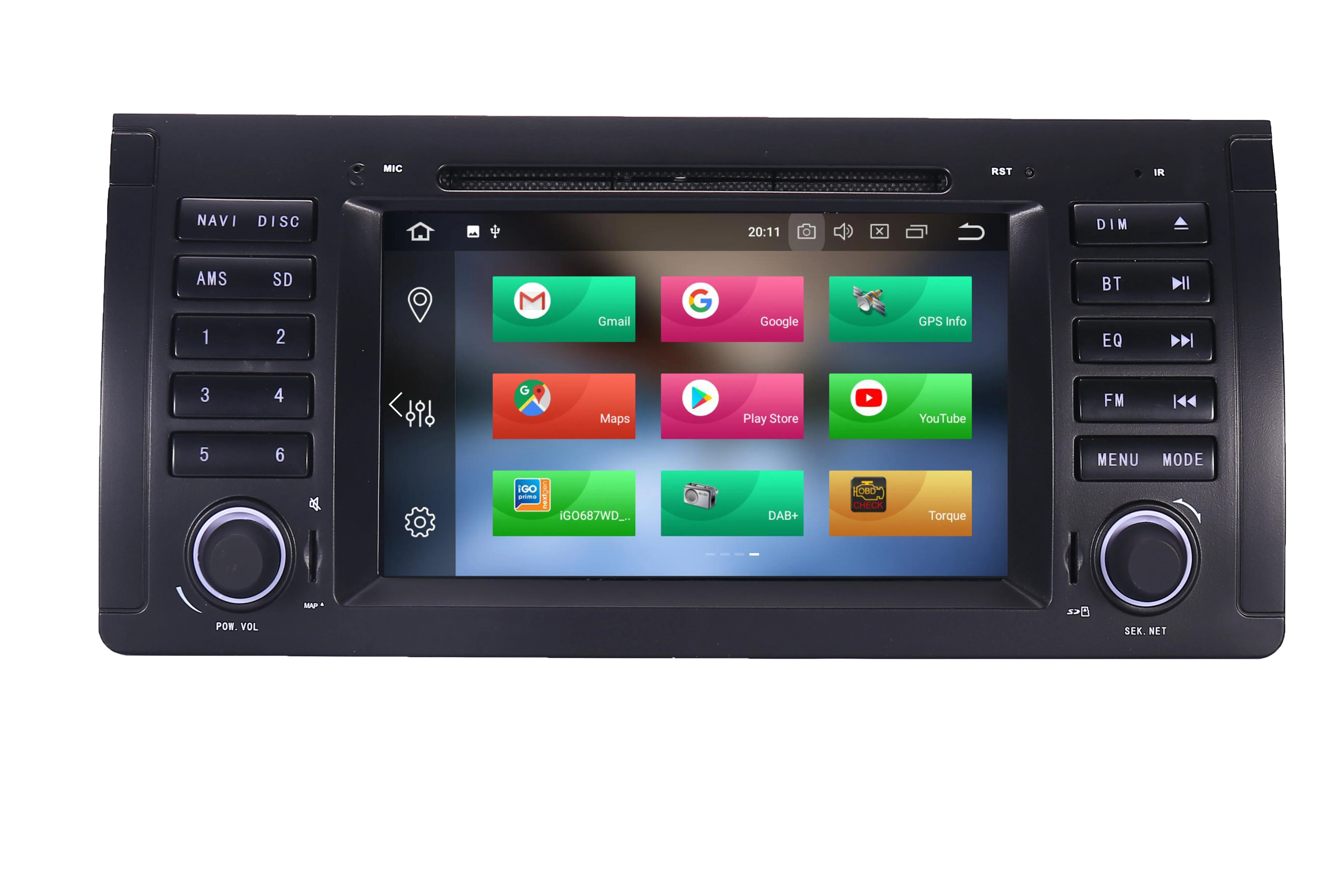 In Stock Android 10 Car DVD Player for BMW E53 X5 Wifi 4G Octa Core 1024X600 BT Radio RDS USB SD Steering Wheel Control Canbus