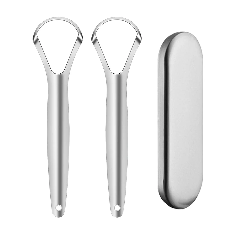 Hot Selling Tongue Scraper Cleaner Oral cleaning Copper Tongue Scraper