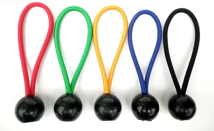 Elastic rubber ball  bungee cord  loop