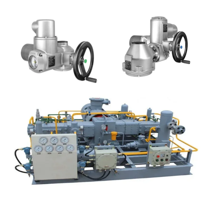 The Pressure/Flow Control Skid is equipped with SAR 07.2/SAR 16.2 Auma electric actuator and AC/AM control unit