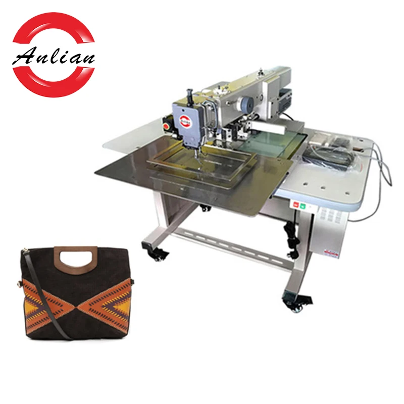 Industrial single needle post bed wig lockstitch wig sewing machine with walking foot