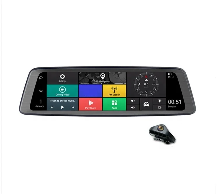 4G Android четырехъядерный 10 'автомобильный зеркальный видеорегистратор парковочный монитор