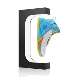 OEM 16 Colors remote Levitating Shoe Display Stand With Adjustable Weight Knob  Floating sneaker rack shoe shelf holder