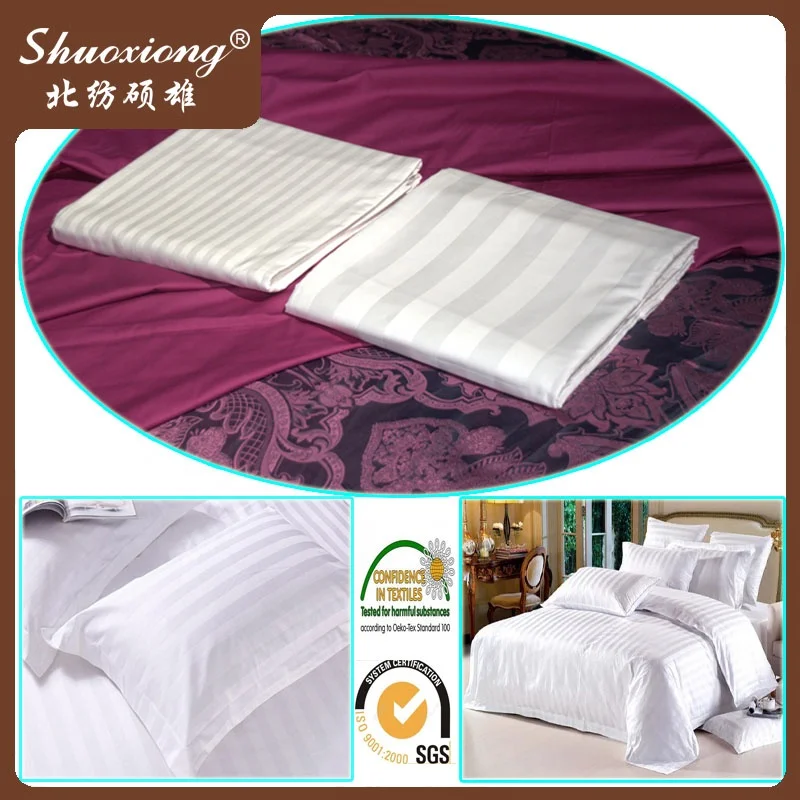 polycotton 180TC -300TC cheap hotel bed bedding set/bed sheet / hotel bed linen