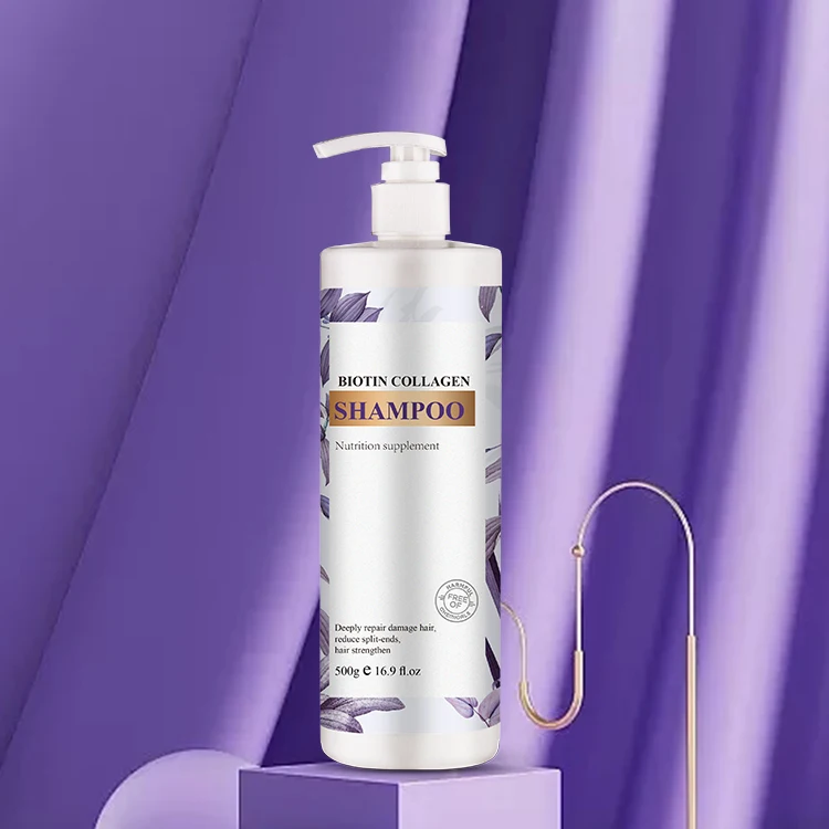 Private Label Bio Hair Care Shampoo Natural Organic Cleansing Cruelty Free Biotin Protein Infused Hair Shampoo