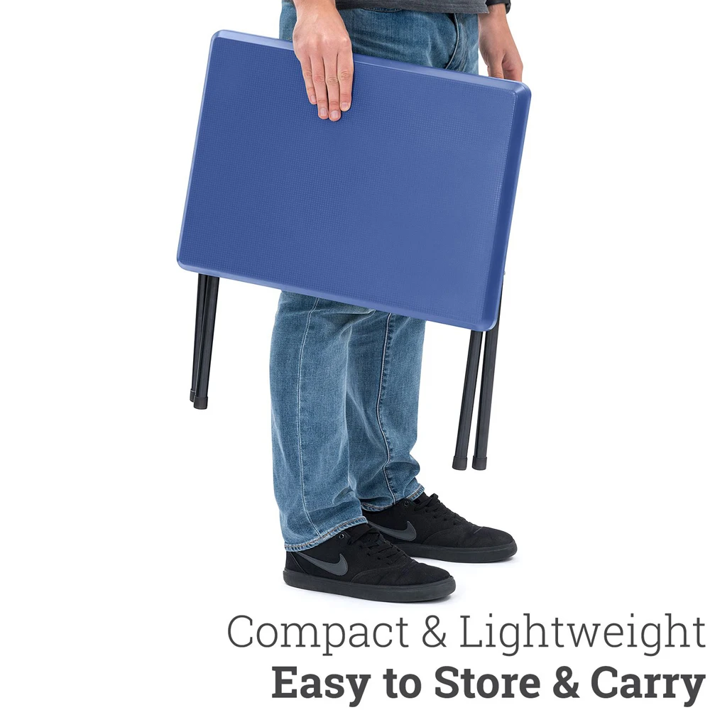 Lightweight Plastic Small Folding Camping Table For Outdoor Picnic Barbecue Beach Garden Caravan