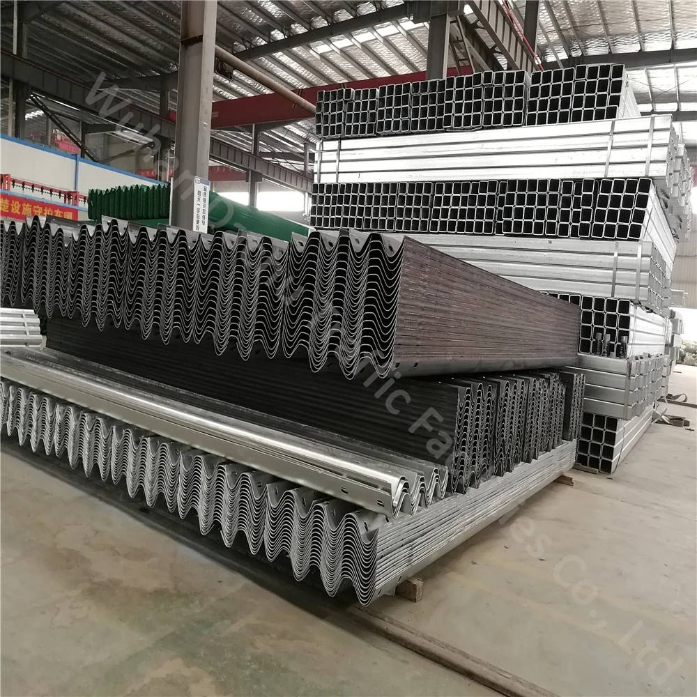 Highway Guardrail W-Beam To Thrie Beam Transition Guardrail Hot Dipped Galvanized High-Speed Guard Rails