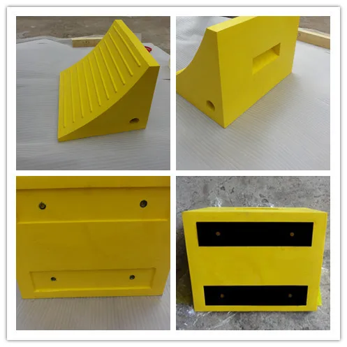 Truck wheel stopper 60 ton Load 6kg Weight PU Foam Car Vehicle RV Trailer Polyurethane Urethane Wheel Chock