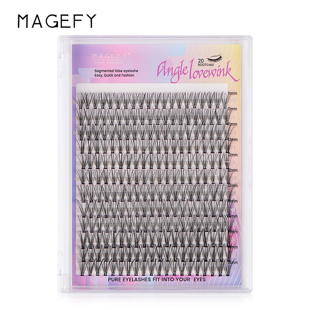 MAGEFY lashes vendor wholesale luxury 3d faux mink false eyelashes trays