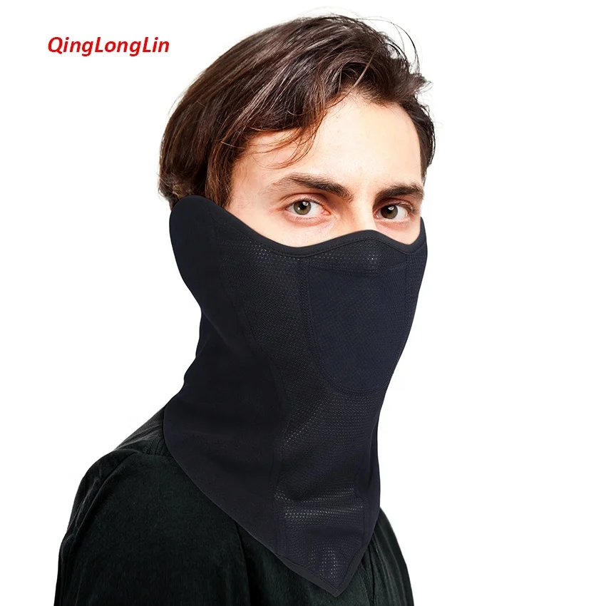 QingLongLin Neck Gaiter Warmer Windproof Snow Mask Cold Weather Half Balaclava For Men Women Skiing Running Cycling Face Cover