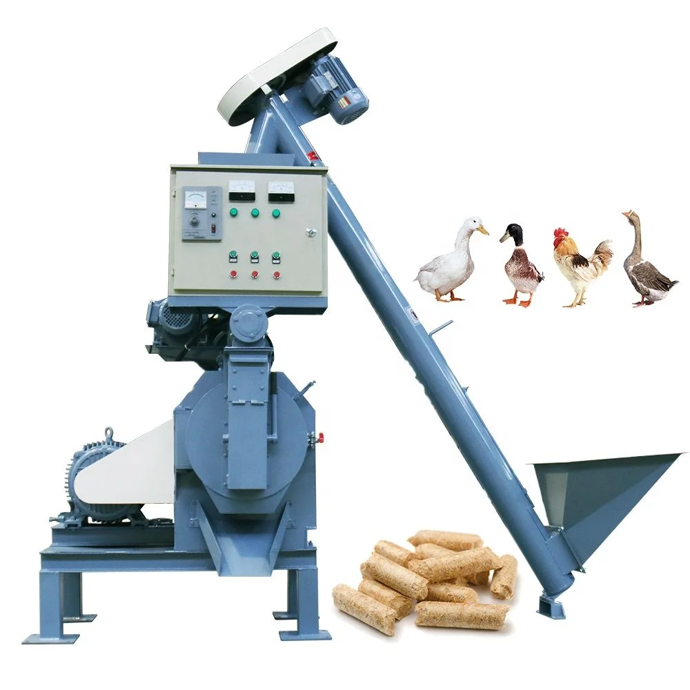 Feed Pellet Machine Feed Pellet Mill Chicken Feed Processing Machines With Stainless Steel Ring Die