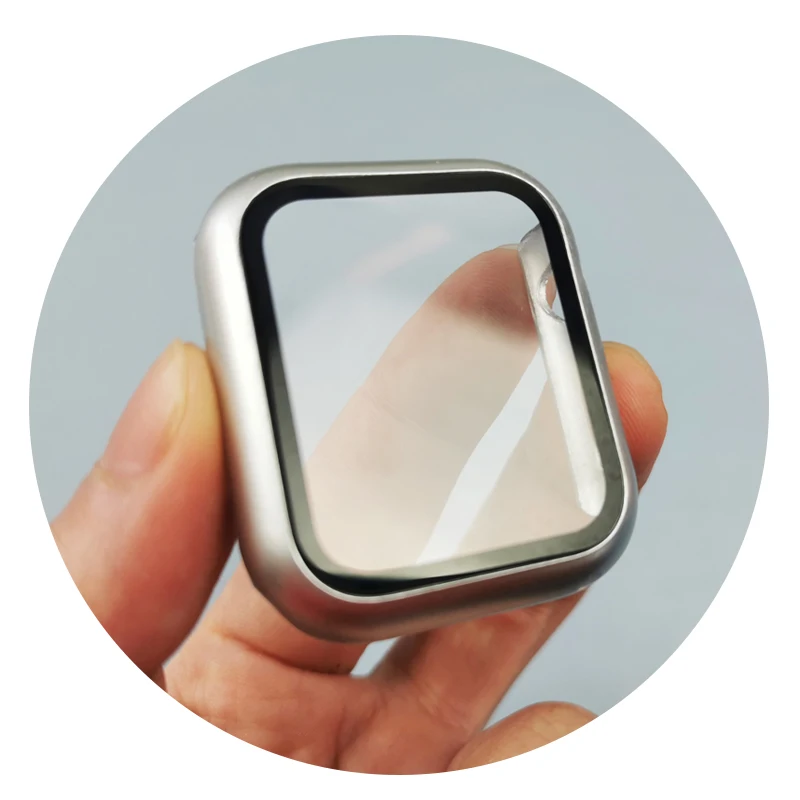 Оптовая продажа, корпус часов 38 40 42 44 м из поликарбоната, Защитная пленка для экрана из закаленного стекла, защитный чехол для смарт-часов