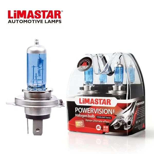 Limastar H4 12V 130/100W P43t супер белая автомобильная лампа