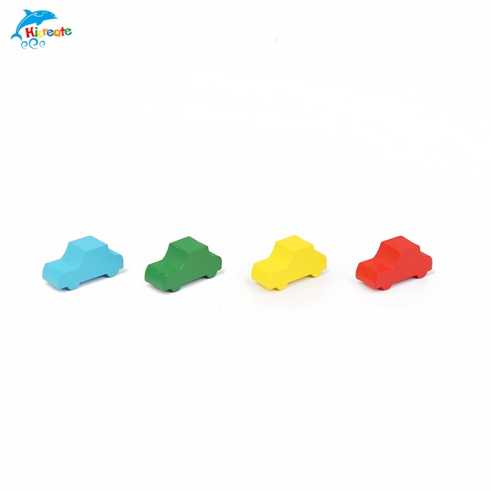 China suppliers high quality custom game piece card board wooden board game tokens pawns for board games