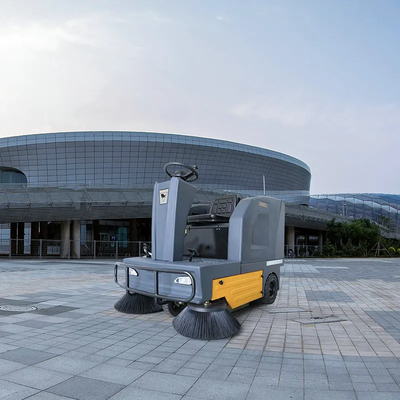 Industrial Outdoor Ride On Road Sweeper Automatic Road Sweeper Warehouse Floor Sweeper Cleaning Equipment