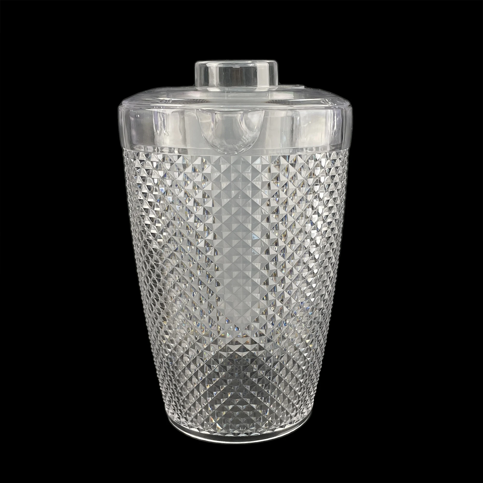 High Quality PS Material Acrylic Plastic Ice Holder Cold Juice Water Jug Drinking Set Pitcher