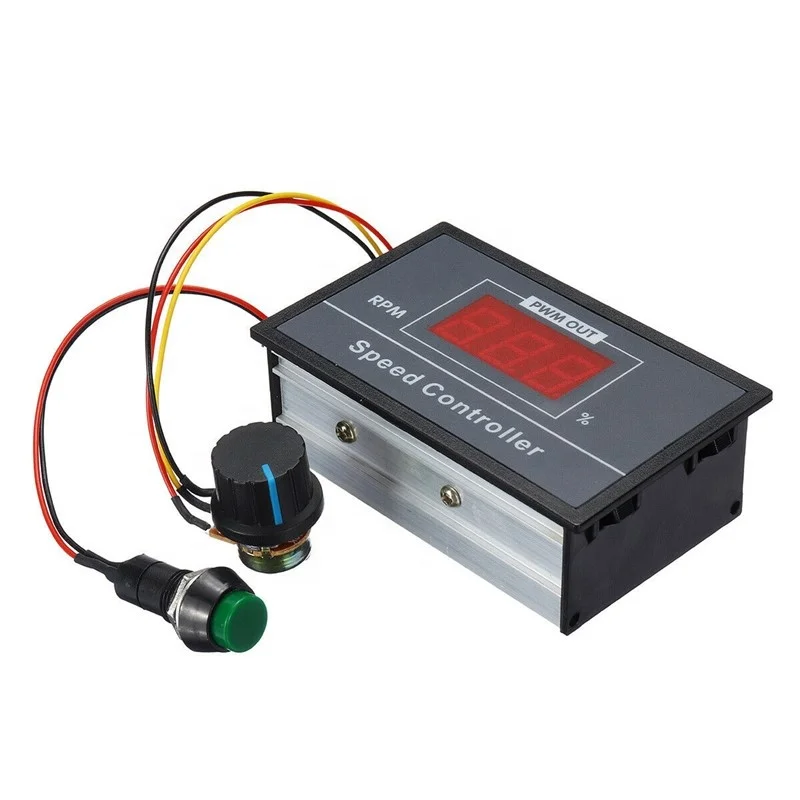 DC 6-60V 12V 24V 36V 48V 30A PWM Brush контроллер скорости двигателя