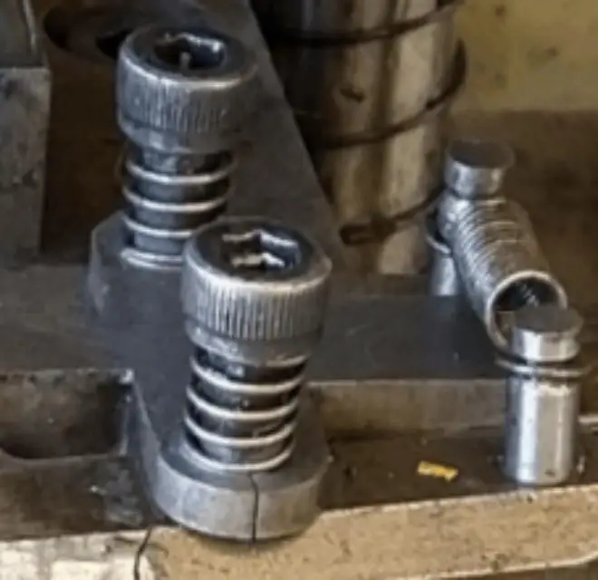 Spare part for automatic clip making machine