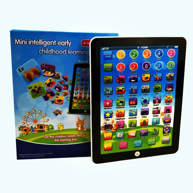 Mini Baby English Educational Learning Toys Laptop Tablet Learning Toys For Children anime figures wholesale Education