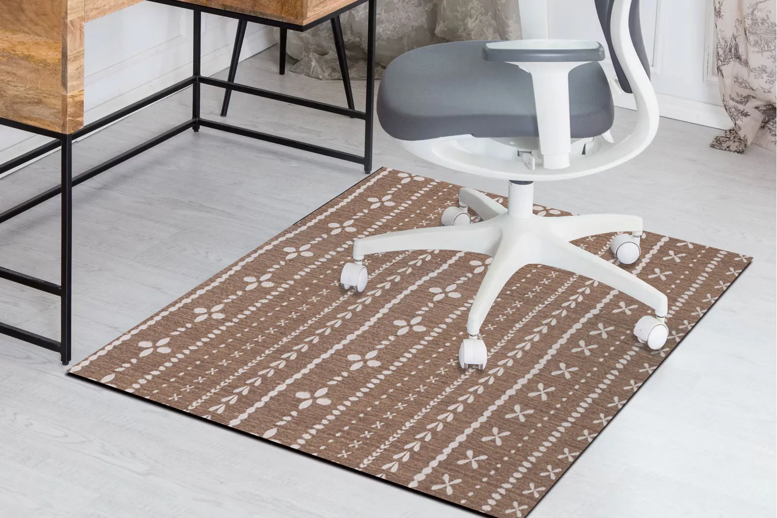 Desk Chair Mat for Hardwood Floor, Office Chair Mat for Rolling Chairs