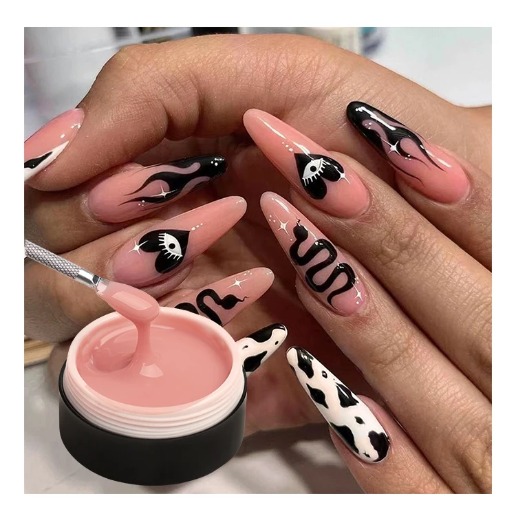 New Style OEM Camouflage Gel Builder Nail Polish Professional Manufacturer Wholesale Private Label Very Good UV