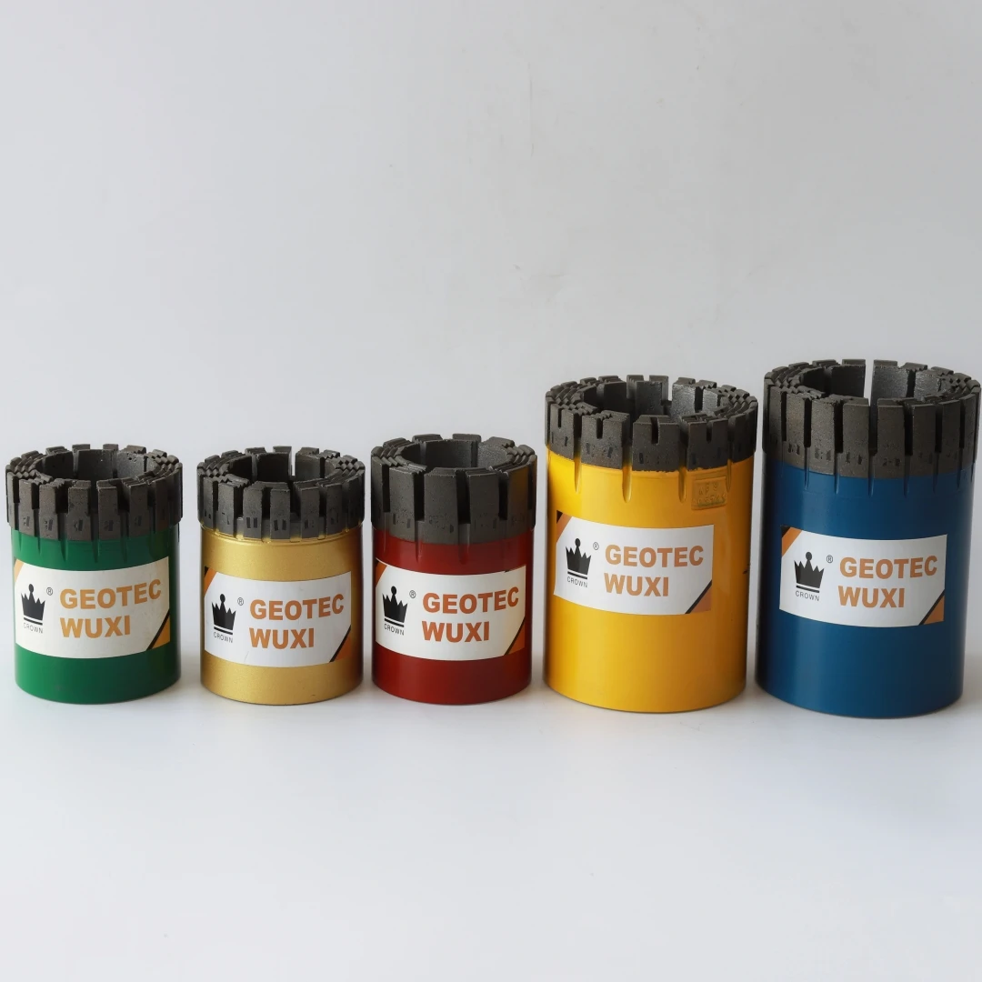 nx 6mm 32mm Fine Long Rod Diamond Segment Core Drill Bit m14 178 mm Exploration Coreless Laser Welded Diamond Core Drill Bit