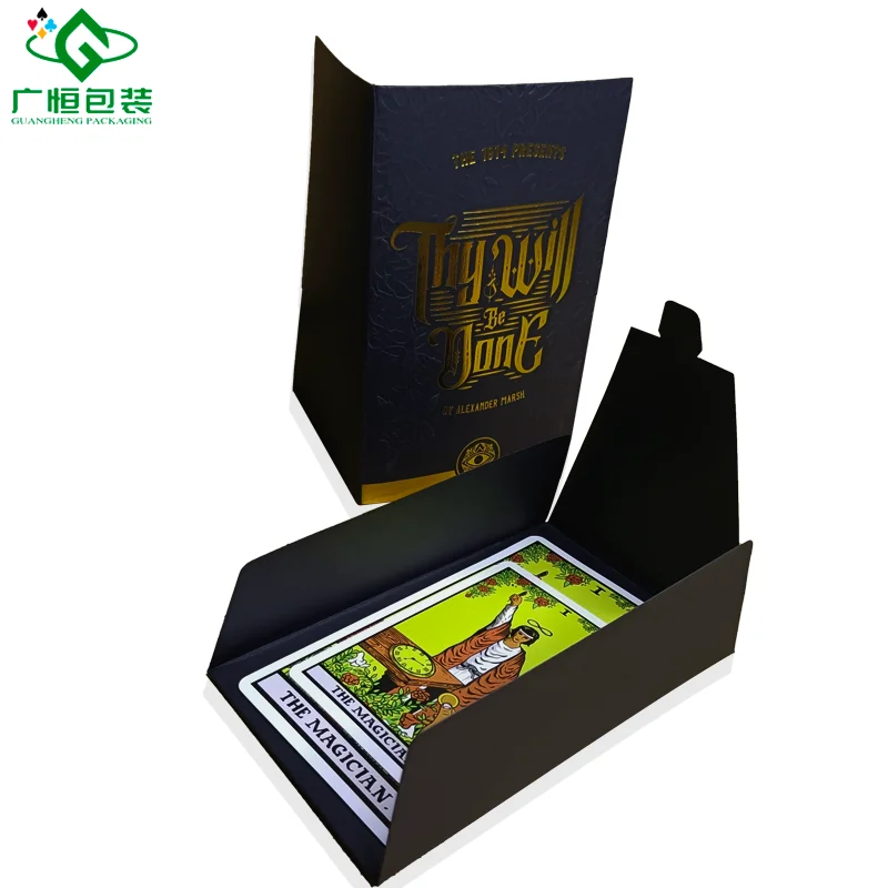 Custom design printing paper card for holidays business with personal color magic cards invitation card luxury