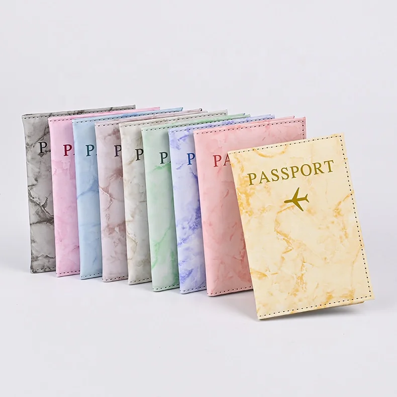 2023 wholesale pu leather passport card holder cover low cheap price travel passport cover travel luggage passport holder