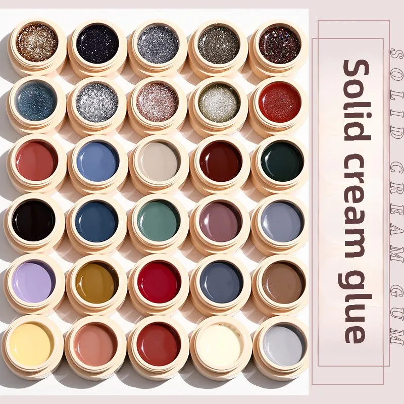 Гель для ногтей однотонный 63 Цвета