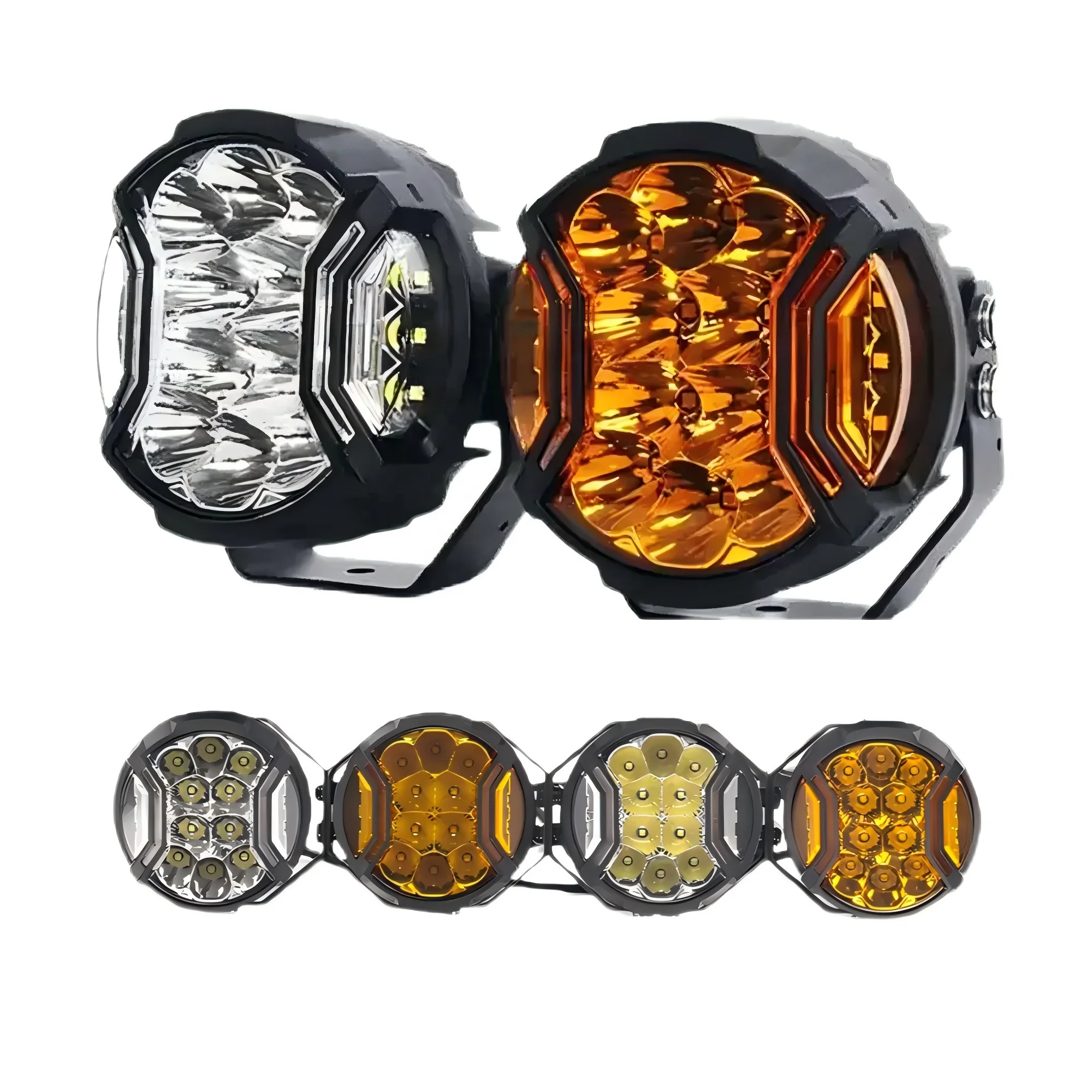 Съемный прожектор для грузовика UTV RZR ATV Универсальный 4x4 DRR супер яркий 5 дюймов 80 Вт Светодиодный Боковой