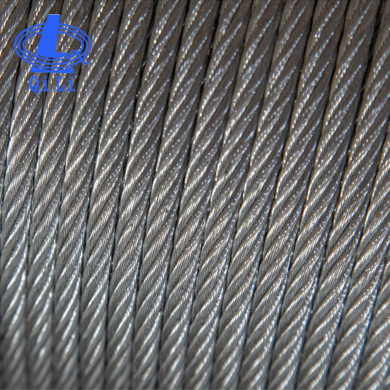 carbon Steel Steel 1670 Grade 6x12+7FC Steel Wire Rope For Binding