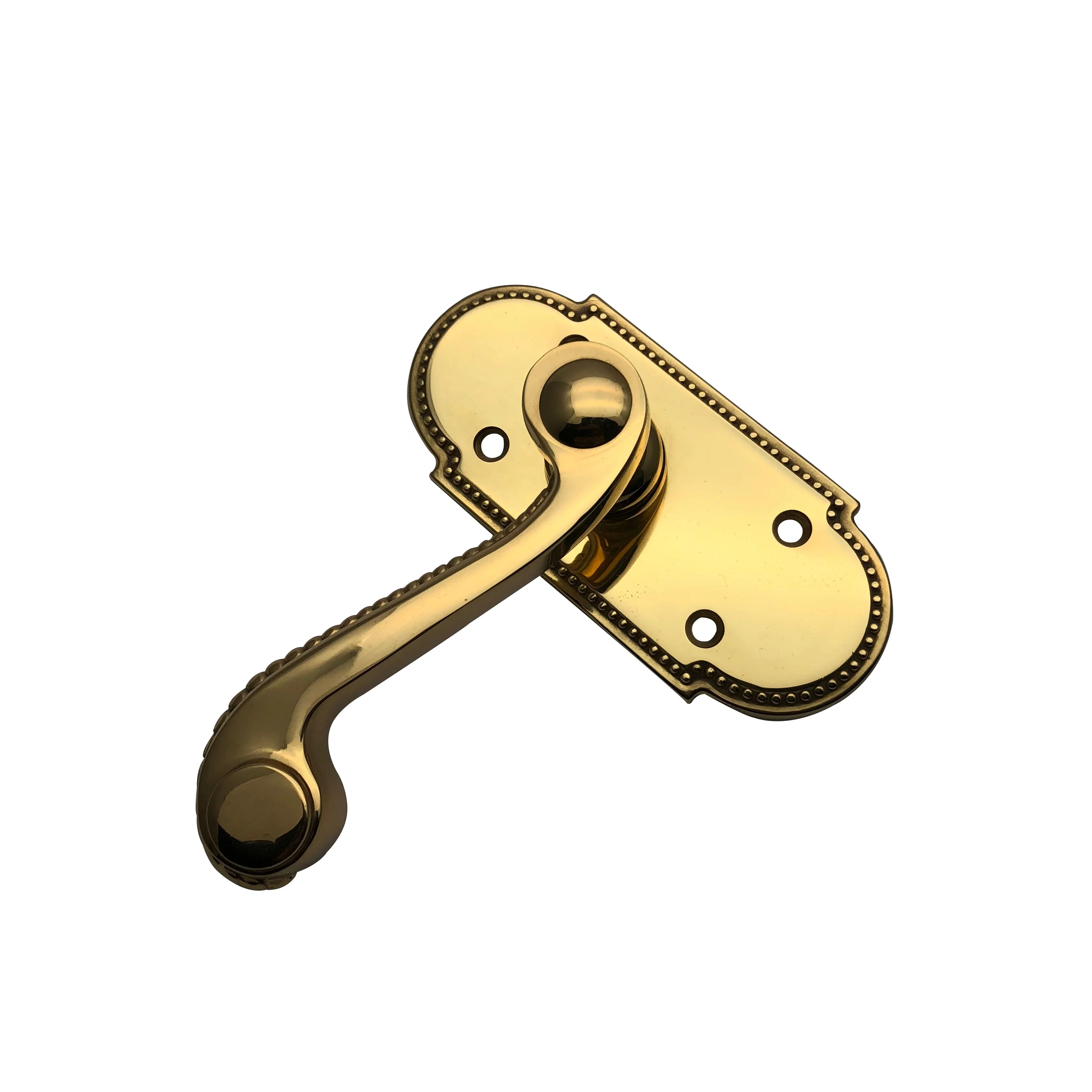 High Quality polished brass door handle
