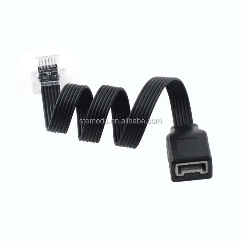Crystal Connector Cable 25cm Motor Sensor Repair Dedicated Wire compatible with wedo2.0 Building Blocks PF M.OC Rarts